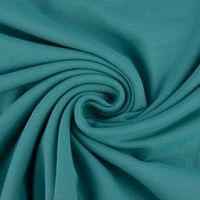 Sweatstoff Soft Sweat Bio einfarbig dünn dunkel mint 1.5m Breite