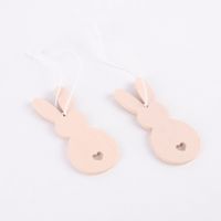 Rico Design Dekohänger Osterhase Holz 2 Stück puder rosa