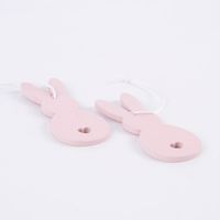 Rico Design Dekohänger Osterhase Holz 2 Stück rosa