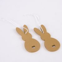 Rico Design Dekohänger Osterhase Holz 2 Stück gold