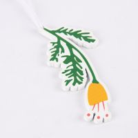 Rico Design Dekohänger Blume Holz grün gelb 15cm