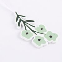 Rico Design Dekohänger Blume Holz grün mint 17cm