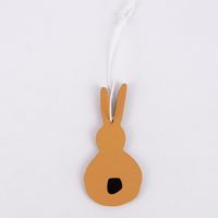 Rico Design Dekohänger Osterhase Holz braun 14.5cm