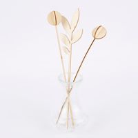 Rico Design 3D Stecktulpen Holz natur 5 tlg.