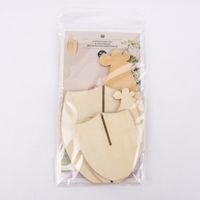 Rico Design 3D Dekofigur Steckhühner Holz natur 2 Stück