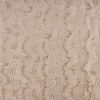 Fellimitat Kunstfell Wellen beige 1.5m Breite