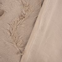 Fellimitat Kunstfell Wellen beige 1.5m Breite