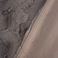 Fellimitat Kunstfell Wellen grau 1.5m Breite