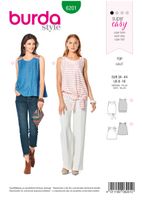 Burda Schnittmuster 6201 Damen Top
