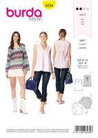 Burda Schnittmuster 6234 Damen Shirt
