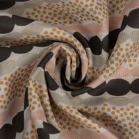 Gardinenstoff Gardinenstores Bleiband Aquarell-Streifen pastell raumho