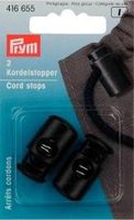 Prym 2 Kordel Stopper schwarz