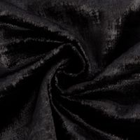 Clarke & Clarke Möbelstoff Samtstoff Microfaser schwarz 140cm Breite