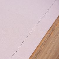 Linen & More Tischläufer Indi einfarbig hellrosa 50x140cm