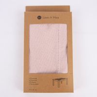 Linen & More Platzset 4er Set Indi einfarbig hellrosa 50x35cm