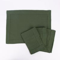 65954-Linen-und-More-Platzset-4er-Set-Indi-einfarbig-army-gruen-50x35cm-KW12-103540Capture0067.jpg Linen & More Platzset 4er Set Indi einfarbig army grün 50x35cm
