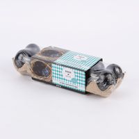 Creativ Company Dekoeier 12er Set Kunststoff schwarz 3.5cm