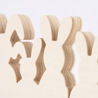 Creativ Company Hasenfamilie Holz blanko 30x11cm