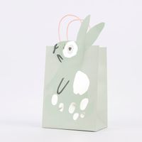 Rico Design Geschenktasche Hase mint 18x35.5x12cm