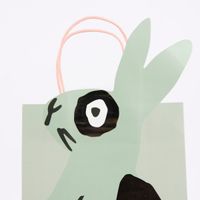 Rico Design Geschenktasche Hase mint 18x35.5x12cm