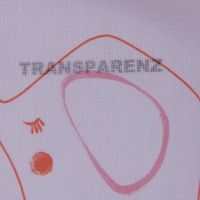 Stores Bleiband Bordüre Elefanten weiß rosa grau orange raumhoch 300c