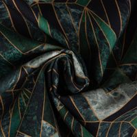 SCHÖNER LEBEN. Tischdecke Art Deko Marble Diamond Marmor grün