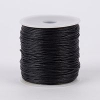 Creativ Company Baumwollband gewachst 1mm schwarz 100m