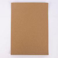 Creativ Company Doppelkarte blanko mit leichter Struktur 10er Pack natur braun 10.5x15cm