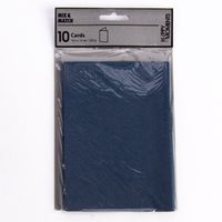 66502-Doppelkarte-blanko-mit-leichter-Struktur-10er-Pack-dunkelblau-10-5x15cm-KW19-107038Capture0027.jpg Creativ Company Doppelkarte blanko mit leichter Struktur 10er Pack dunkelblau 10.5x15cm