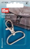 Prym Karabinerhaken 30/40mm silberfarbig