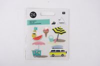Rico Design Bügelmotivset Sommer 5 Motive bunt