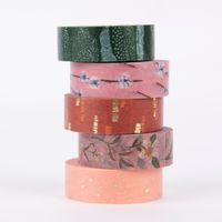 Rico Design Washi Tape 5er Set Blumen bunt 5x10m