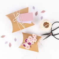Rico Design Geschenkschachteln Mix Kraftpapier braun 6 Stück verschieden groß
