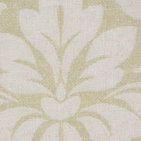 Dekostoff Baumwolle Carlotti Ornamente Blätter floral beige weiß 1.38
