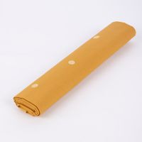 Rico Design Baumwollstoff Nature Matters Punkte senf gelb gold 50x140c