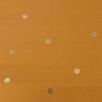 Rico Design Baumwollstoff Nature Matters Punkte senf gelb gold 50x140c