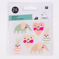 Rico Design Bügelmotivset Baby Girl 6 Motive rosa hellgrün