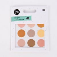 Rico Design Bügelmotivset Kreise Punkte Rosa Mix 2 Blatt