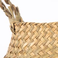 Creativ Company Korb aus Seegras mit Henkeln rund natur 20x16cm