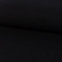 Strickschlauch Organic Bio Bündchenstoff uni schwarz 35cm Breite