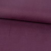 Strickschlauch Organic Bio Bündchenstoff uni aubergine 35cm Breite