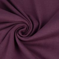Strickschlauch Organic Bio Bündchenstoff uni aubergine 35cm Breite