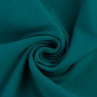Strickschlauch Organic Bio Bündchenstoff einfarbig petrol 35cm Breite