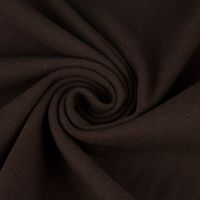 Strickschlauch Organic Bio Bündchenstoff uni dunkelbraun 35cm Breite