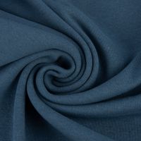 Strickschlauch Organic Bio Bündchenstoff uni jeansblau 35cm Breite