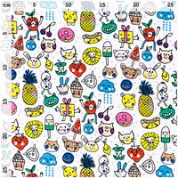67115-Rico-Design-Jersey-Stoffabschnitt-Wolken-Regenbogen-weiss-mint-bunt-70x100cm-18634-57-92-3.jpg Rico Design Jersey Gesichter Punkte Obst Tiere weiß bunt 70x100cm