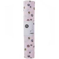 Rico Design Baumwollstoff Murmeln Punkte rosa weiß gelb blau 50x140cm