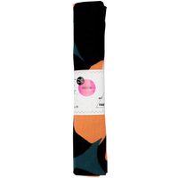 Rico Design Baumwollstoff OKINA HANA Blumen grün rosa 50x140cm