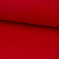 Strickschlauch Bündchenstoff Recycling einfarbig rot 35cm Breite