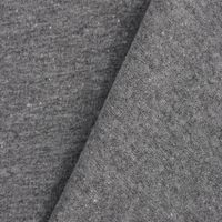 Baumwolljersey Jersey Recycling einfarbig grau meliert 1.5m Breite